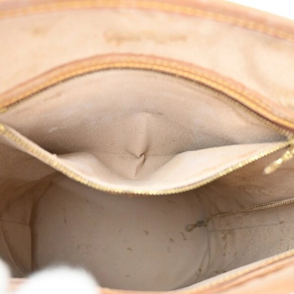 LOUIS VUITTON BUCKET GM Shoulder Tote Bag Monogram Leather Brown - Picture 13 of 13